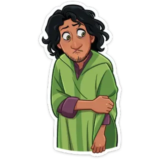 😅 Bruno Madrigal Encanto บรูโน่, Encanto, ดิสนีย์, ตัวละคร, การ์ตูน, ภาพยนตร์, แอนิเมชั่น telegram sticker
