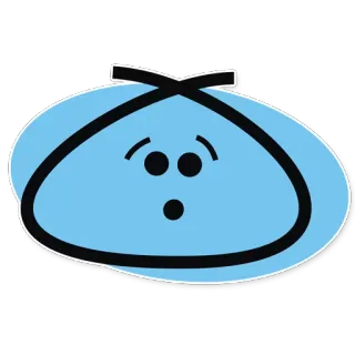 😮 cartoon, blob, character, sticker telegram sticker