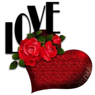💥 red, rose, heart, love, flower, floral telegram sticker