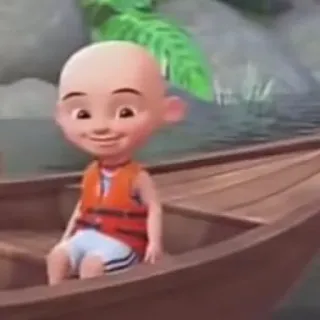Upin Ipin tadika runtuh @ciayoora telegram stickers