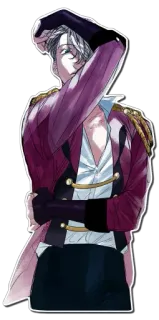 😏 Anime, Manga, Moda, Personaje, Morado, Disfraz telegram sticker