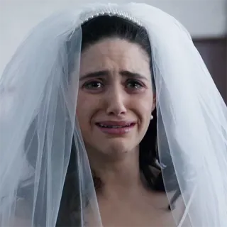 😭 llorando, triste, boda, novia, lágrimas telegram sticker