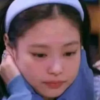 😕 Jennie Kim kpop, jennie, blackpink, singer, celebrity, idol, woman telegram sticker