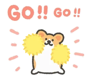 1corgi everyday animation sticker @moe_sticker_bot whatsapp stickers