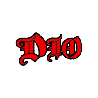 🤘 DIO DIO, Banda, Heavy Metal, Música, Logo telegram sticker