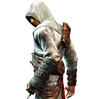🔪 Altaïr Ibn-La'Ahad Assassin's Creed assassin, creed, altair, hidden blade, video game telegram sticker