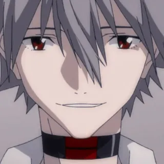 😫 Kaworu Nagisa Neon Genesis Evangelion anime, character, kaworu nagisa, neon genesis evangelion telegram sticker