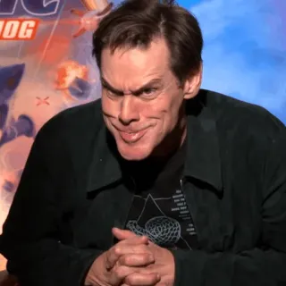 😬 Jim Carrey actor, comedian, face, expression telegram sticker