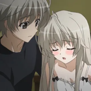 🩹 anime, couple, sad, love, romance, relationship telegram sticker
