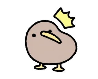 😶🌫️ Kiwi, Burung, Kartun, Lucu, Binatang, Menggemaskan whatsapp sticker