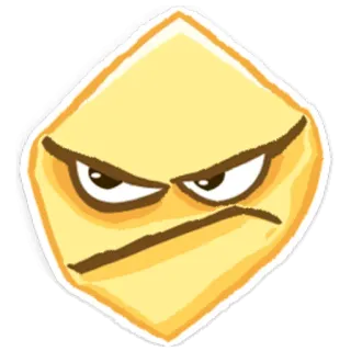 🤡 tức giận, bực bội, emoji, mặt, hoạt hình, khó chịu, tâm trạng telegram sticker