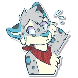 💦 Snow Leopard whatsapp sticker
