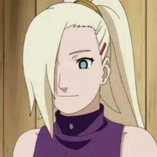 🌟 Yamanaka Ino Naruto anime, cartoon, character, blonde, girl, ninja telegram sticker