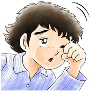 😪 anime, ragazzo, assonnato, personaggio, cartone animato telegram sticker
