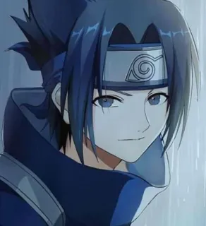 🤝 Sasuke Naruto 애니메이션, 만화, 사스케, 나루토, 닌자, 우치하, 캐릭터 telegram sticker