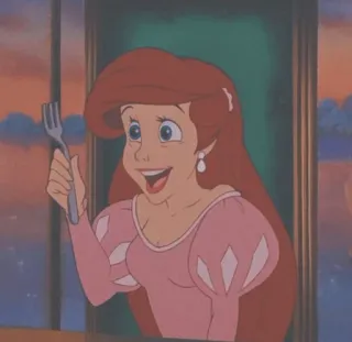 💎 Ariel The Little Mermaid Ariel, Disney, La Sirenetta, Cartone animato, Principessa, Sirena telegram sticker
