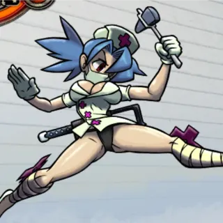 🌡 Valentine Skullgirls Video game, Game pertarungan, Anime, Perawat, Senjata, Seksi telegram sticker
