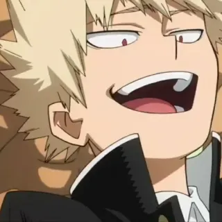 🌾 Bakugo Katsuki My Hero Academia Anime, Nhân vật, Tức giận, Manga, Nhân vật anime, My Hero Academia whatsapp sticker