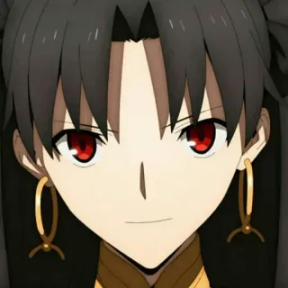 😈 Anime, Personaje, Mujer, Ilustración, Dibujo animado, Manga telegram sticker