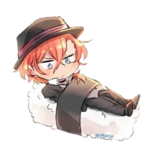 🍣 Anime, Manga, Chibi, Sushi, Mignon, Personnage, Kawaii, Dessin animé telegram sticker