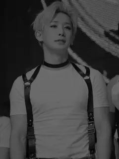🖤 Wonho kpop, singer, celebrity, man, asian telegram sticker
