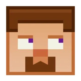 🙄 Steve Minecraft Minecraft, video game, Steve, character, pixelated telegram sticker