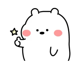 ✨ ours, dessin animé, doigt d'honneur, offensant whatsapp sticker