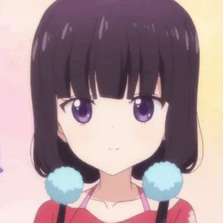 💕 anime girl, cartoon, animation, kawaii, cute, character, manga, portrait telegram sticker