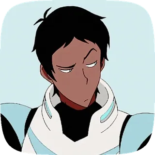 😒 Lance 卡通, 角色, 长矛, 动漫, 插画 telegram sticker