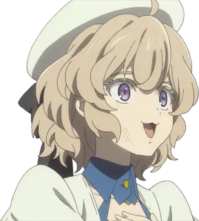 😀 аниме, девушка, мультфильм, персонаж, иллюстрация telegram sticker