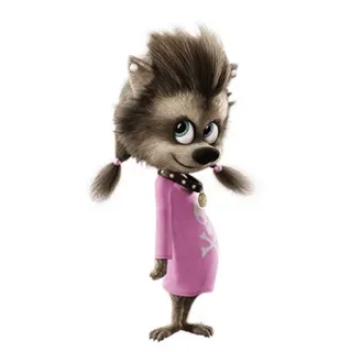 🐾 Winifred Werewolf Hotel Transylvania dessin animé, loup-garou, Winifred, Hôtel Transylvanie, monstre, chien telegram sticker