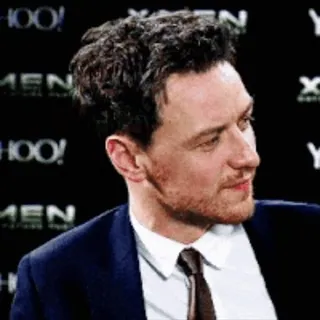😡 James McAvoy Schauspieler, Promi, Porträt, James McAvoy telegram sticker