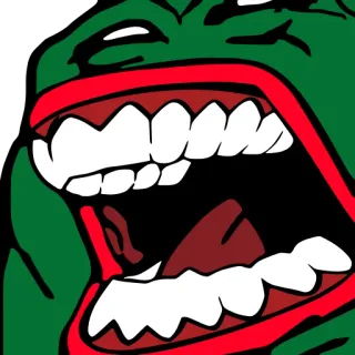 🔥 Pepe the Frog 表情包, 佩佩, 青蛙, 网络, 冒犯 whatsapp sticker