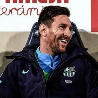 🎲 Lionel Messi ฟุตบอล, อเมริกันฟุตบอล, นักกีฬา, บาร์เซโลนา, กีฬา telegram sticker