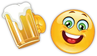 🍺 beer, emoji, drink, alcohol, happy telegram sticker