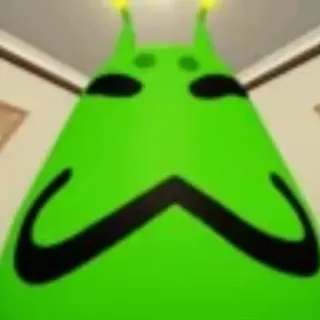 ❇️ Obcy, Zielony, Kreskówka, Stwór, Postać, Animowany telegram sticker