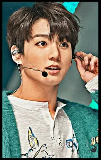 👽 Jungkook จองกุก, BTS, K-pop, นักร้อง, ไอดอล telegram sticker