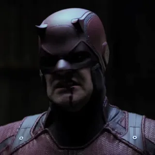 🥊 Daredevil super-héros, Marvel, comics, combat, sang whatsapp sticker