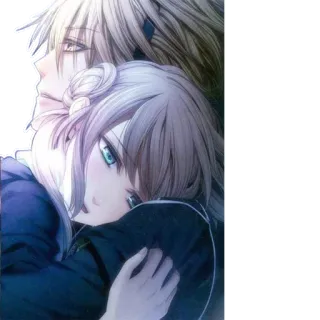 ❤ Anime, Couple, Câlin, Romance, Amour telegram sticker