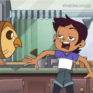 😁 Luz Noceda The Owl House Kartun, Animasi, Disney, Televisi, Burung Hantu, The Owl House telegram sticker