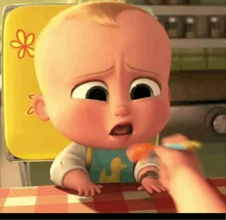 😫 Boss Baby The Boss Baby em bé, hoạt hình, phim, Nhóc Trùm, nhân vật, hài hước whatsapp sticker