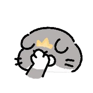 🥚 gato, lindo, kawaii, animal, pegatina, llorando, triste telegram sticker