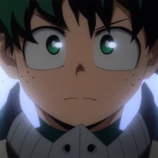 🥦 Izuku Midoriya My Hero Academia anime, My Hero Academia, Izuku Midoriya, character, manga telegram sticker
