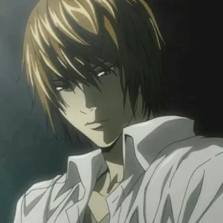 ⚖ Light Yagami Death Note Anime, Mort, Death Note, Light, Yagami telegram sticker