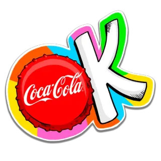 👌 Coca-Cola, Soda, Logo, Minuman, Cola, Tutup Botol whatsapp sticker
