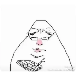 👄 Wojak Wojak meme whatsapp sticker