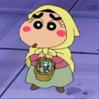 🐧 Shin-chan Crayon Shin-chan Anime, Cartoon, Comedy, Lustig, Figur telegram sticker