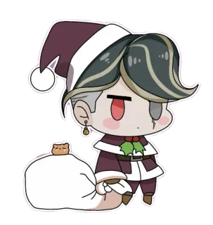 😊 Gundham Tanaka Danganronpa Anime, Weihnachten, Feiertag, Charakter, Fanart whatsapp sticker