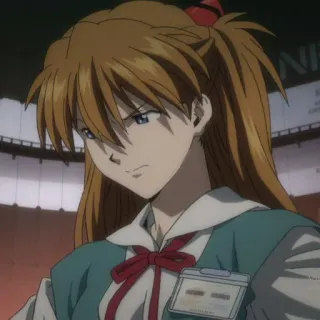 🥢 Asuka Langley Soryu Neon Genesis Evangelion anime, cartoon, girl, asuka langley soryu, neon genesis evangelion telegram sticker