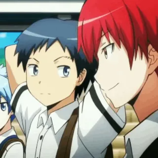 🎈 Karma Akabane Assassination Classroom Anime, Escola, Desenho animado, Assassination Classroom, Karma Akabane whatsapp sticker